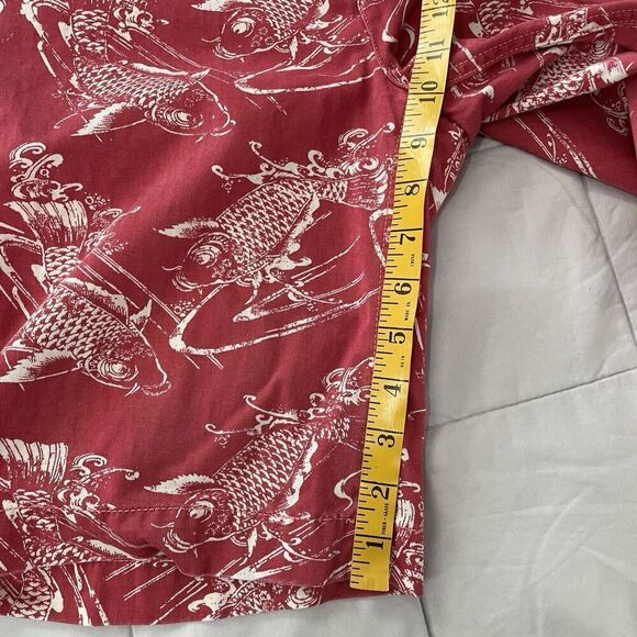 Polo Ralph Lauren Shorts Mens 33 Red All Over Print Koi Fish Relaxed Fit… - Picture 5 of 8